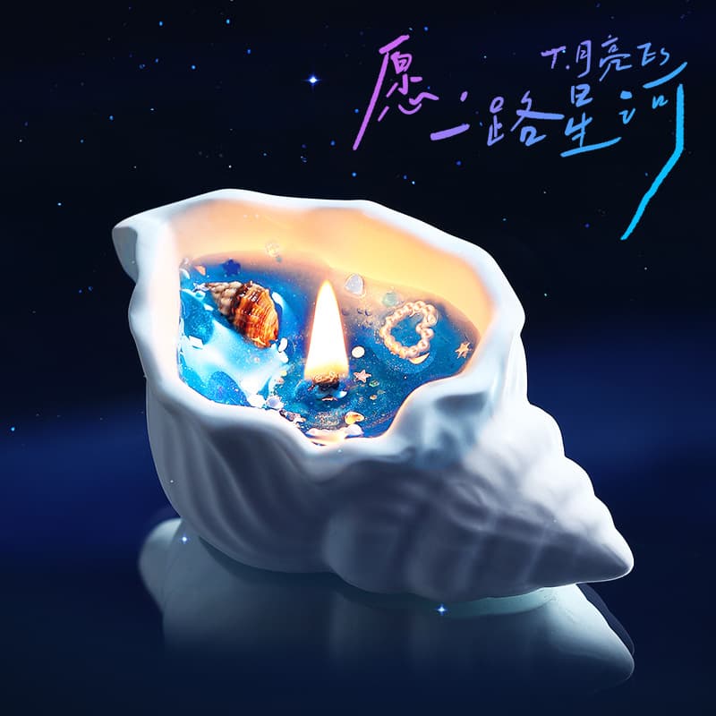 Aroma Candle Gift Box – Handmade Conch-Shaped Decorative Gift for Birthday & Special Occasions